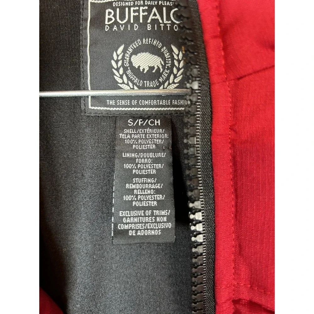Buffalo David Bitton Puffer Vest Red‎ Men's Small